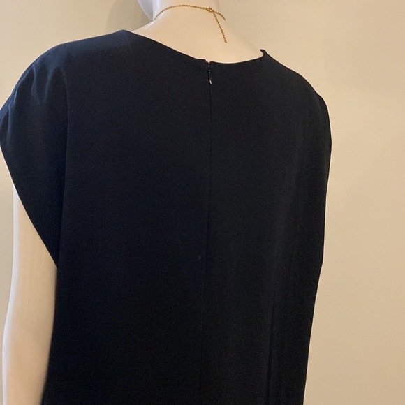 Everlane black dress | The Japanese GoWeave Cocoon Dress | size 2 - Picture 3 of 10